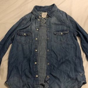 Denim button down from American Eagle